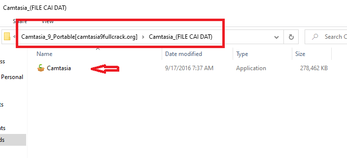Khởi động phần mềm Camtasia 9 Portable